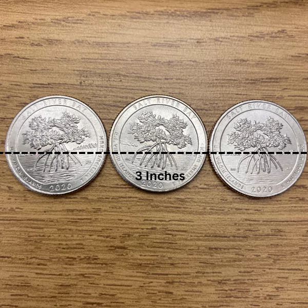 3 U.S. Quarters Stacked 3 U.S. Quarters Stacked